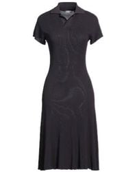 Burberry - Midi Dress Viscose, Polyamide, Elastane - Lyst