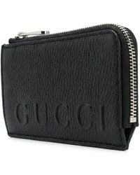 Gucci - Zip Card Case With Logo - Lyst