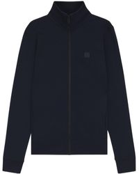 BOSS - Logo-Appliqué Zip-Up Sweatshirt - Lyst