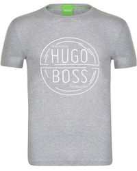BOSS - Logo Details T-Shirt - Lyst