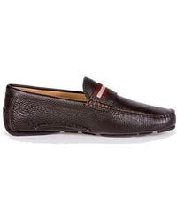 Bally - Logo Details Business Casual Shoes - Lyst
