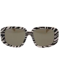Celine - Logo Sunglasses - Lyst