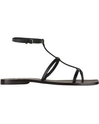 Brunello Cucinelli - Plain Colour Sandals - Lyst