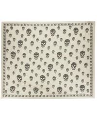 McQueen - Skull Motif Scarf - Lyst