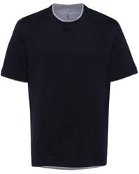 Brunello Cucinelli - Short-Sleesleeved T-Shirt - Lyst