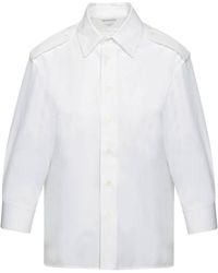Bottega Veneta - Collared Long-Sleeved Shirt - Lyst