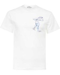 JW Anderson - Graphic-Print Short-Sleeved T-Shirt - Lyst