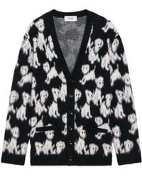 Celine - Artist Jacquard Cardigan - Lyst