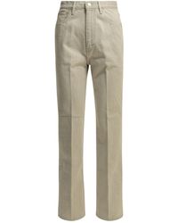 AURALEE - Jeans With Belt Loops - Lyst