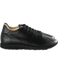 The Row - Leather Lace-Up Sneakers - Lyst