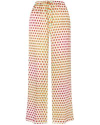Dries Van Noten - Printed Wide-Leg Casual Pants - Lyst