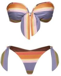 Zimmermann - Solstice Scarf Tie Bikini - Lyst