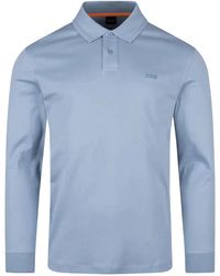 BOSS - Long-Sleeved Polo Shirt - Lyst
