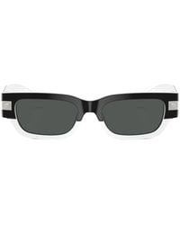Versace - Eyewear Rectangle-Frame Sunglasses - Lyst