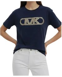 Michael Kors - Studded Classic T-Shirt - Lyst