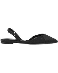 Dolce & Gabbana - Plain Satin Flat Shoes - Lyst