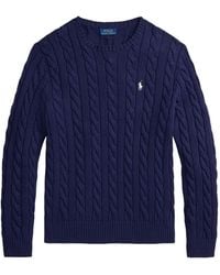 Polo Ralph Lauren - Cable-Knit Pony Sweater - Lyst