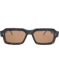 Thom Browne - Eyewear Rectangle Frame Sunglasses - Lyst