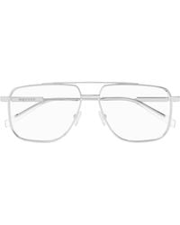 McQueen - Eyewear Square Frame Glasses - Lyst