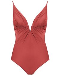 Zimmermann - Solstice Tuck Plunge 1Pc - Lyst