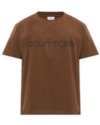 Courreges - Logo-Print T-Shirt - Lyst