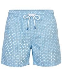 Fedeli - Drawstring Swim Shorts - Lyst