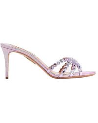 Aquazzura - Round-Toe High-Heeled Sandals - Lyst