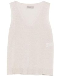 D.exterior - V-Neck Vest - Lyst