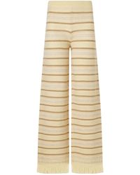 Guest In Residence - Blend Knitted Wide-Leg Pants - Lyst