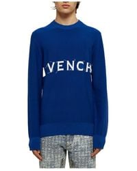 Givenchy - Logo Intarsia-Knit Crewneck Jumper - Lyst