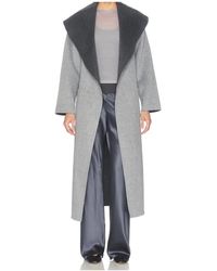 Jonathan Simkhai - Allura Belted Shawl-Collar Coat - Lyst