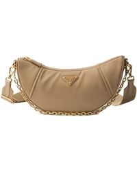 Prada - Re-Nylon Demi-Lune Shoulder Bag - Lyst