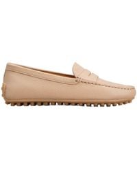 Tod's - Gommino Round Toe Slip-On Loafers - Lyst