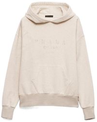Prada - Logo Printed Long Sleeved Hoodie - Lyst