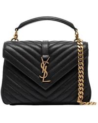 Saint Laurent - College Quilted Medium Shoulder Bag - Lyst