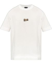 Emporio Armani - T-Shirt With Logo - Lyst
