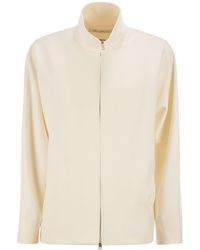 Max Mara - Mxppala Zip-Up Jersey Jacket - Lyst