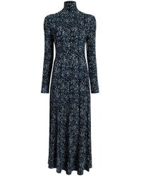Proenza Schouler - Mabel Turtleneck Ruffled Maxi Dress - Lyst