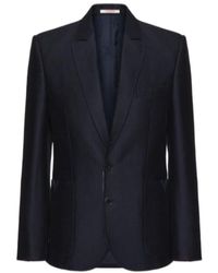 Valentino - Single-Breasted Long-Sleeved Blazer - Lyst