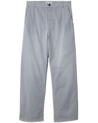 Miu Miu - Cotton Straight-Leg Trousers - Lyst
