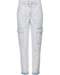 Isabel Marant - Light-Colored Straight-Leg Jeans - Lyst