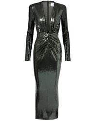 Alex Perry - Gathered Sequined Gown - Lyst