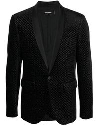 DSquared² - Single-Breasted Long-Sleeved Blazer - Lyst