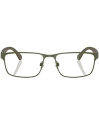 Emporio Armani - Rectangular Frame Glasses - Lyst