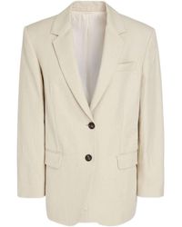 Brunello Cucinelli - Lapel Long-Sleeved Suit Jacket - Lyst