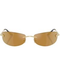 Versace - Eyewear Rectangle-Frame Sunglasses - Lyst