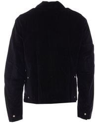 Thom Krom - Zip-Front Velvet-Effect Jacket - Lyst