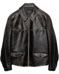 Prada - Zipped Jacket - Lyst