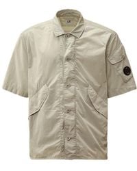 C.P. Company - Chrome-R Short Sleeve Overshirt - Lyst