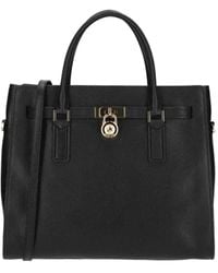 Michael Kors - Large Hamilton Moderne Padlock-Detail Tote Bag - Lyst